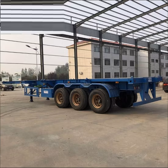 Container Skeleton Shipping Container Chassis Truck Semi Trailer