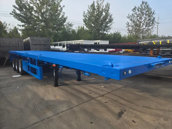 Manufacturing Triple Axles 40FT Flatbed Semi Trailers for Sale
